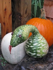Autumn whimsical decorations ... we have fun every day!