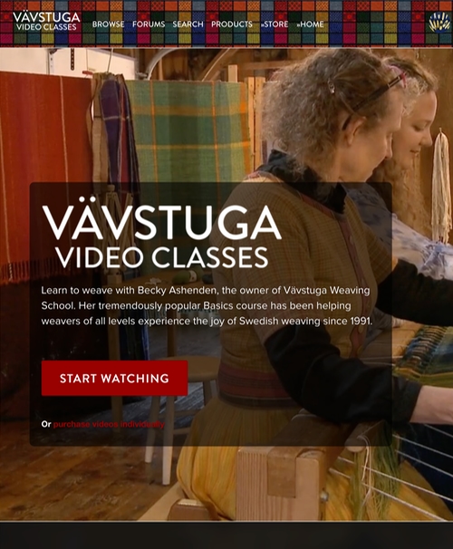 Vävstuga Video Classes