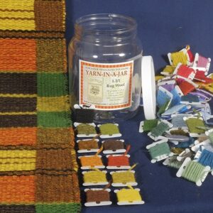1.3/1 Rug wool Yarn-in-a-Jar