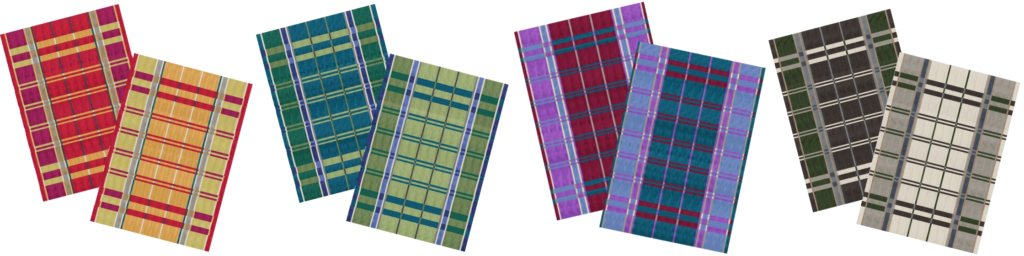 Warps-to-Go placemats