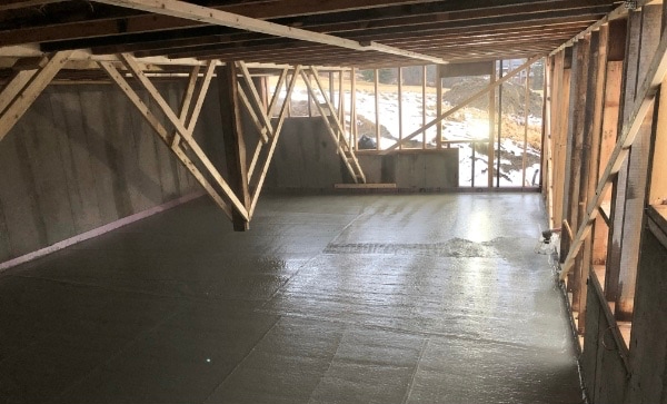 floor poured